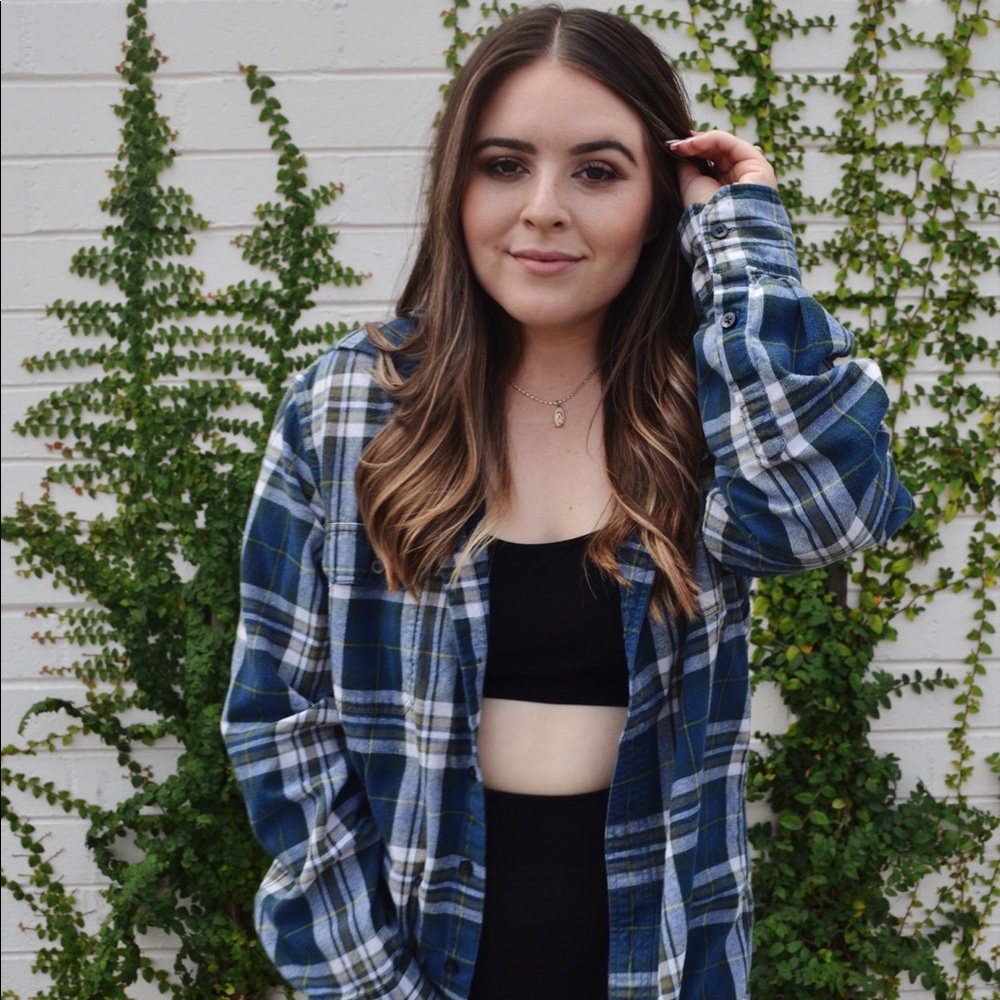Blue flannel